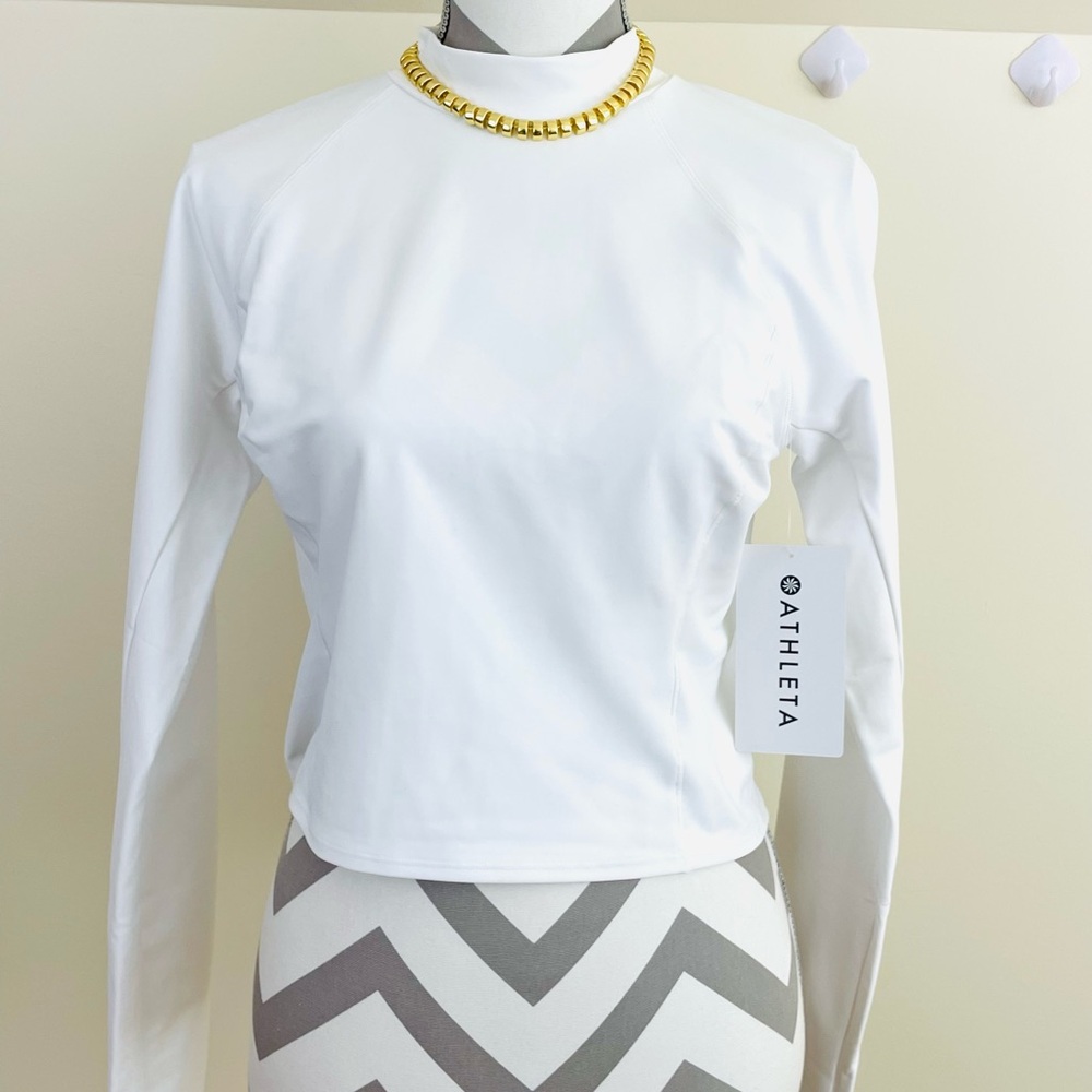 NWT, Athleta Interval Mock Neck Top, Fall 2024 - Picture 4 of 16